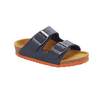 Arizona Birkenstock Birko Flor Narrow Detske Modre | SK 407CTV